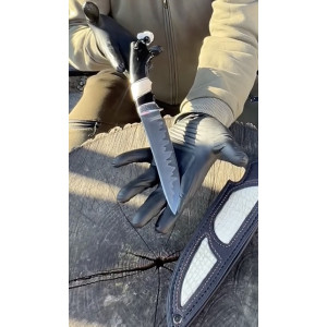 БІЛИЙ ВОВК ніж ручної роботи майстра Василя Дячика, сталь - М398™ 65 HRC. Photo 2